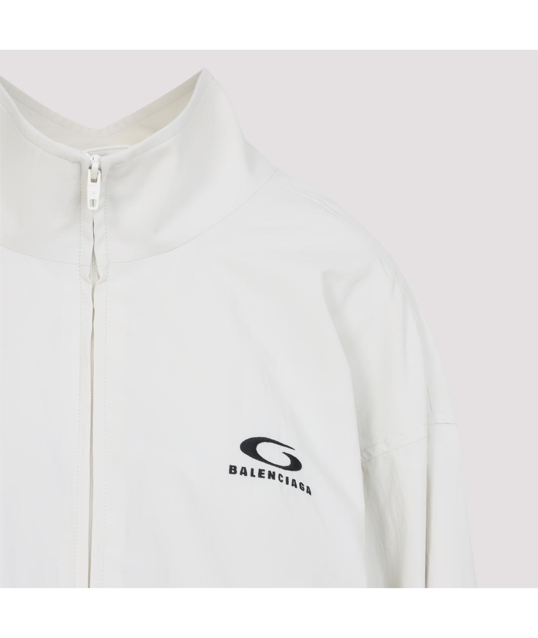 BALENCIAGA Белая полиамидовая куртка, фото 3