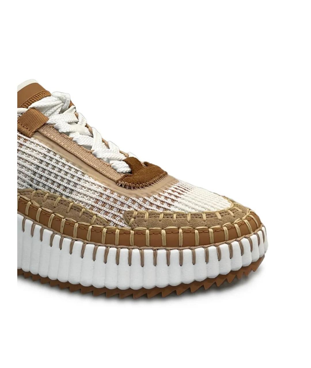 CHLOE Коричневые кроссовки, фото 2