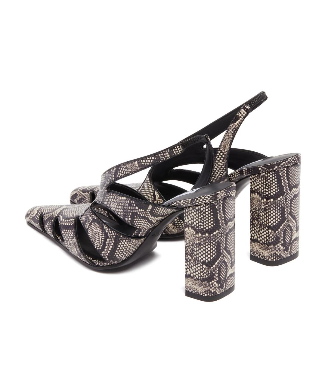 ALAIA Мульти кожаные босоножки, фото 4