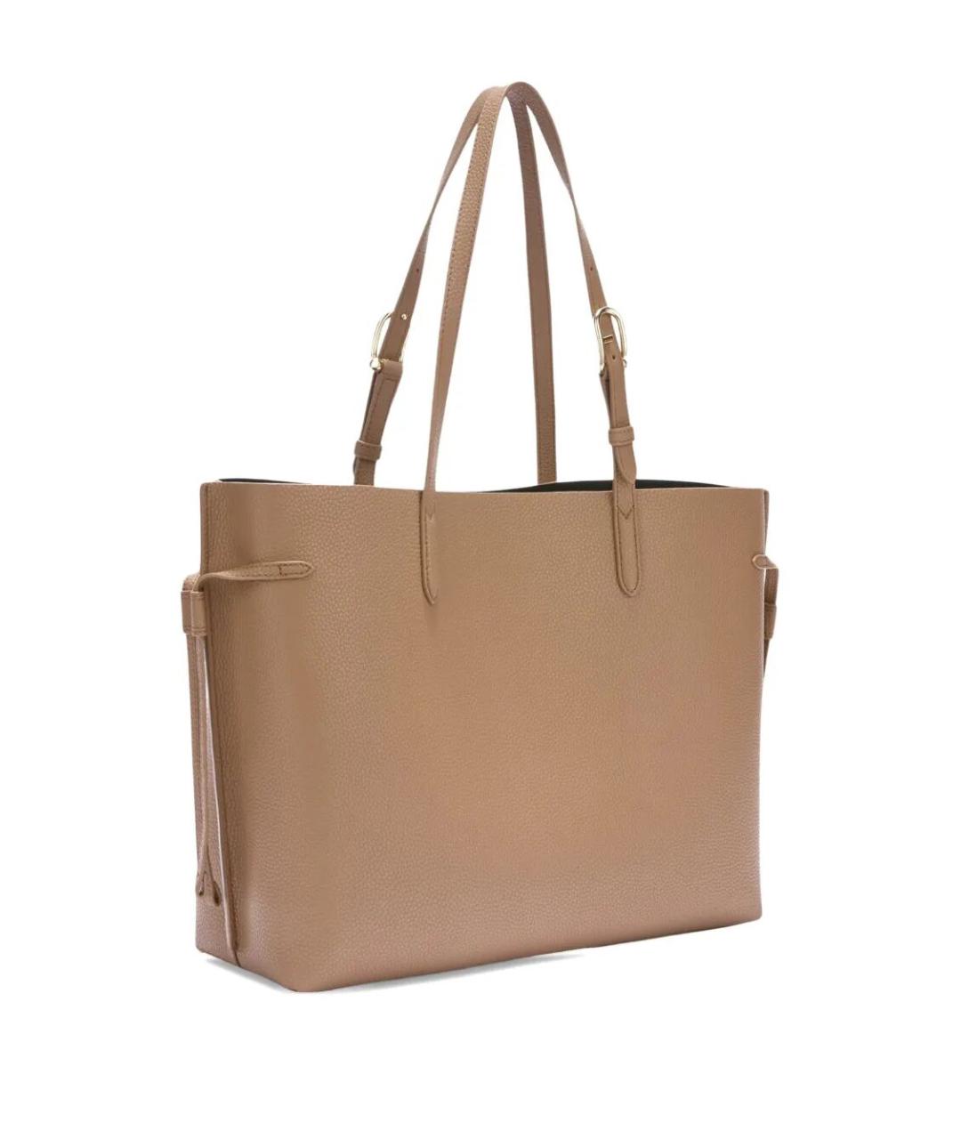 FURLA Бежевая кожаная сумка тоут, фото 5