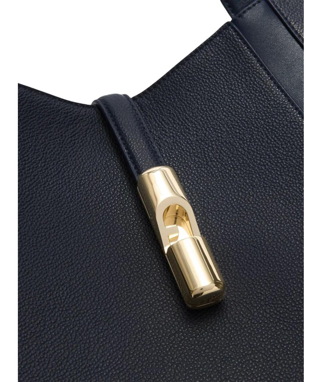 FURLA Синяя кожаная сумка тоут, фото 4