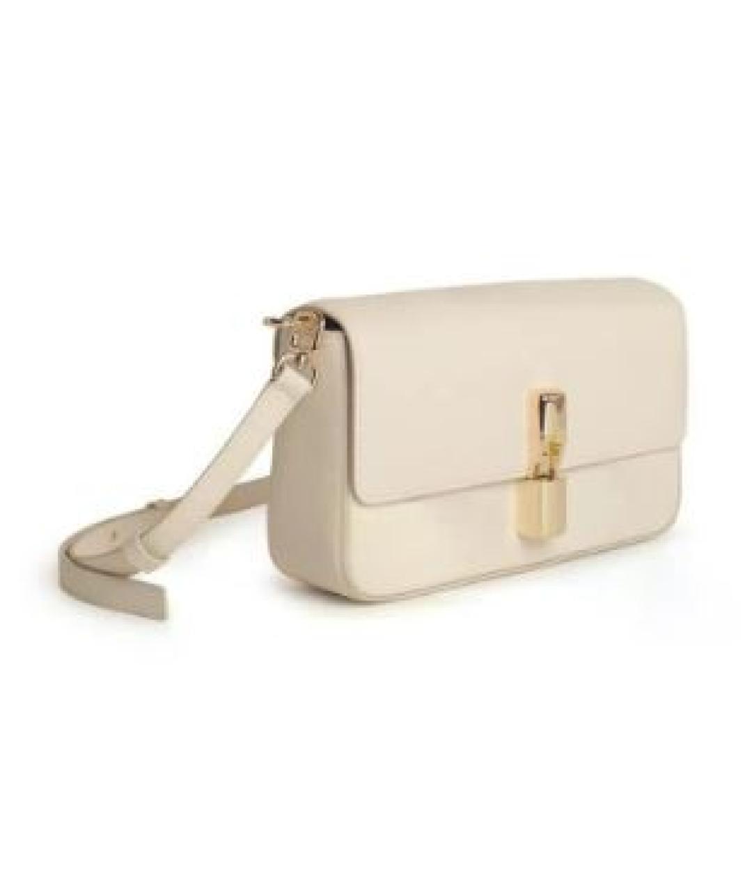 FURLA Белая кожаная сумка через плечо, фото 2