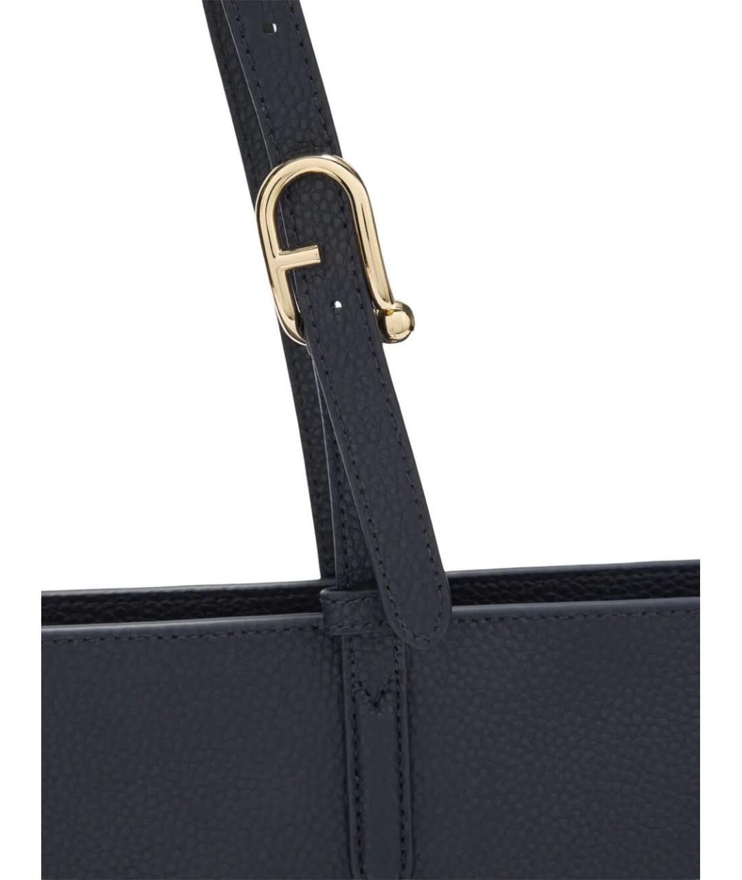 FURLA Синяя кожаная сумка тоут, фото 2