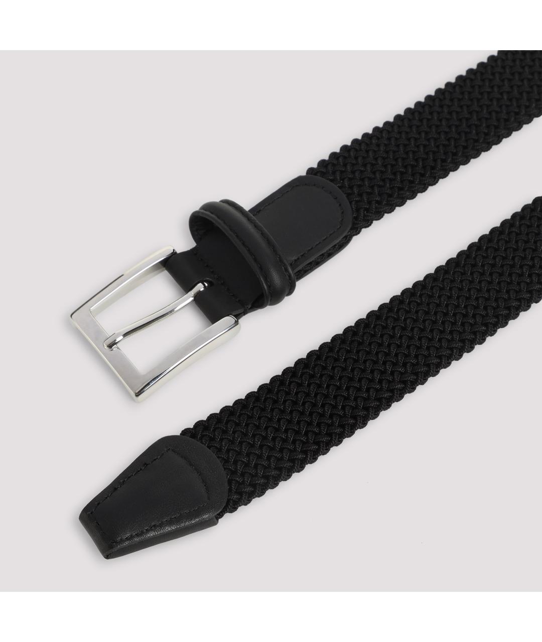 KITON Черный ремень, фото 2