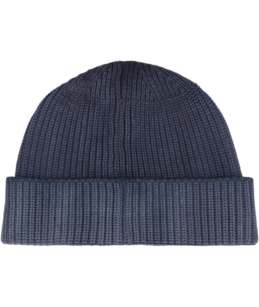 STONE ISLAND Синяя шапка, фото 3