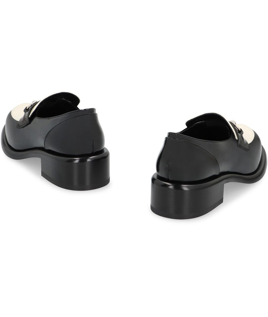 GUCCI Черные кожаные лоферы, фото 4