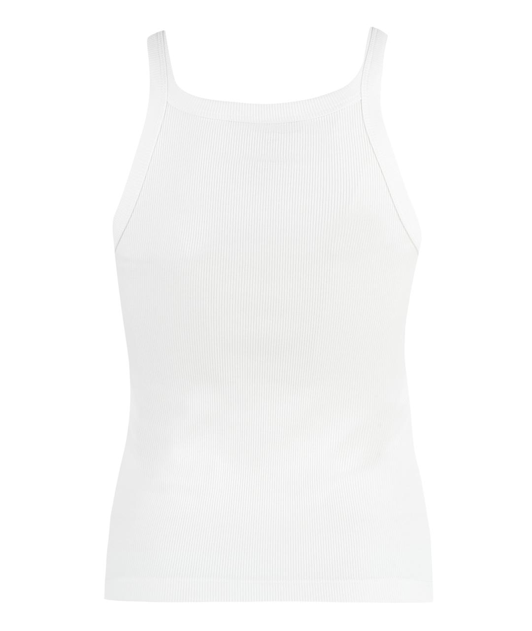 FENDI Белая хлопковая майка, фото 2