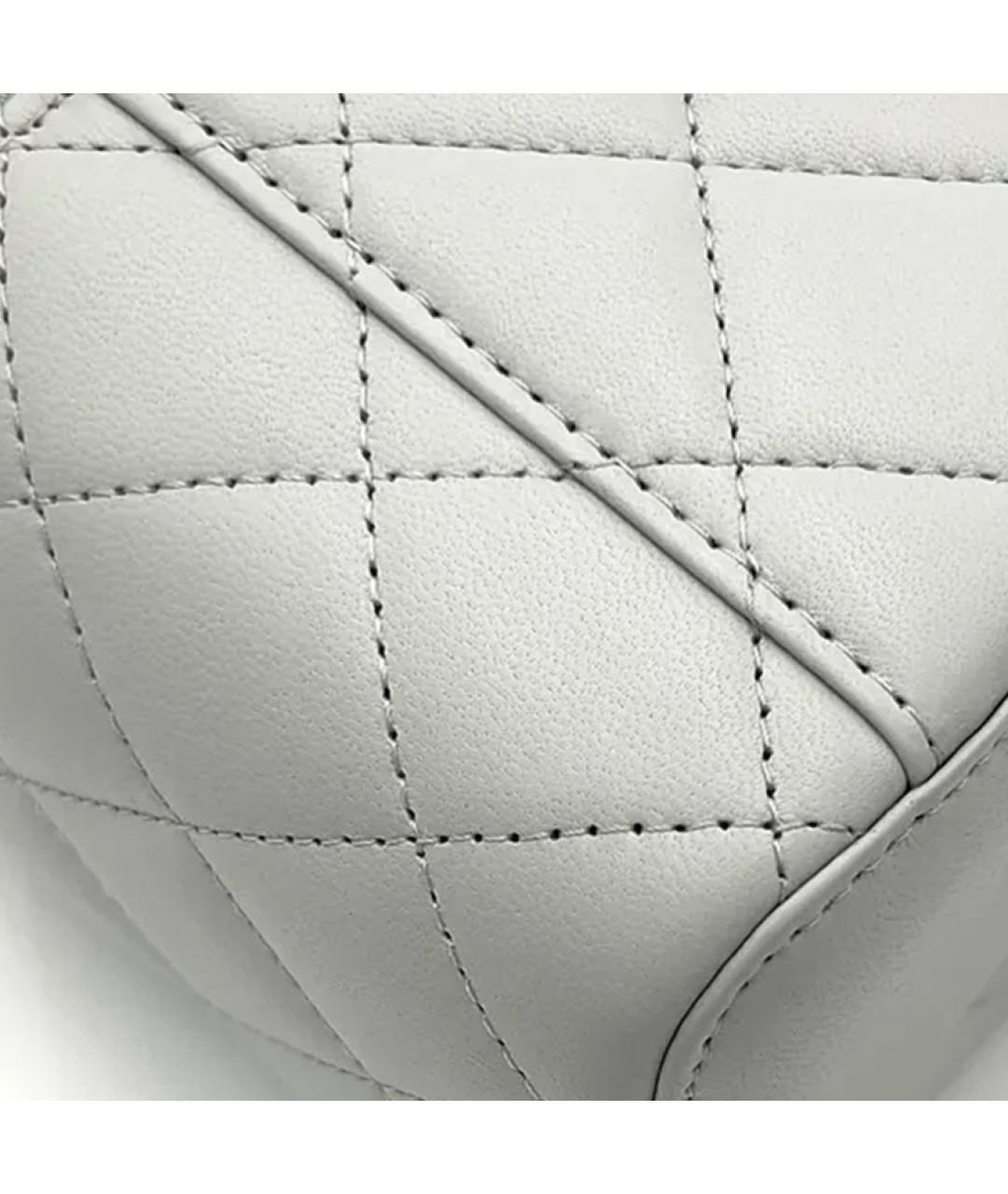 CHANEL Голубая кожаная сумка через плечо, фото 6