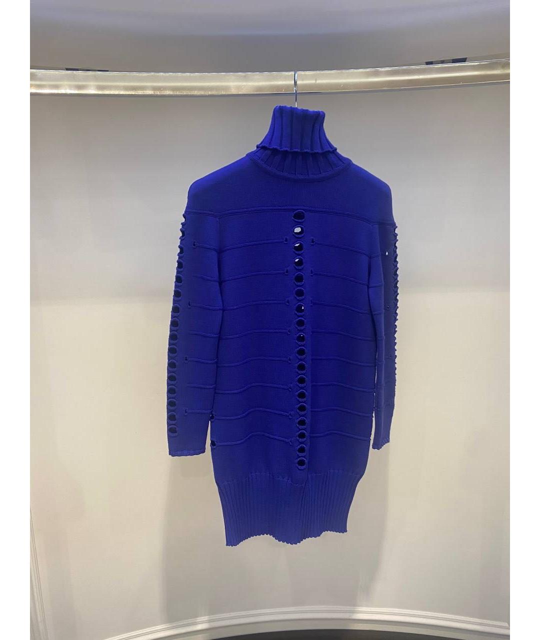 VERSACE Синий джемпер / свитер, фото 4