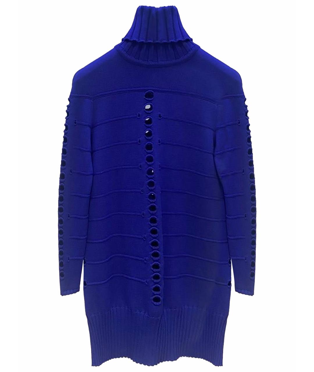 VERSACE Синий джемпер / свитер, фото 1