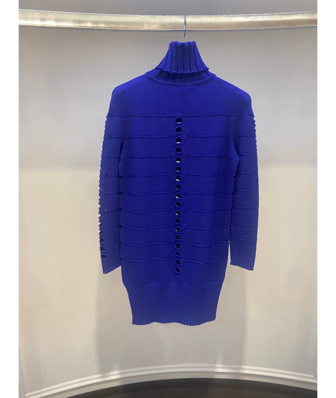 VERSACE Синий джемпер / свитер, фото 3