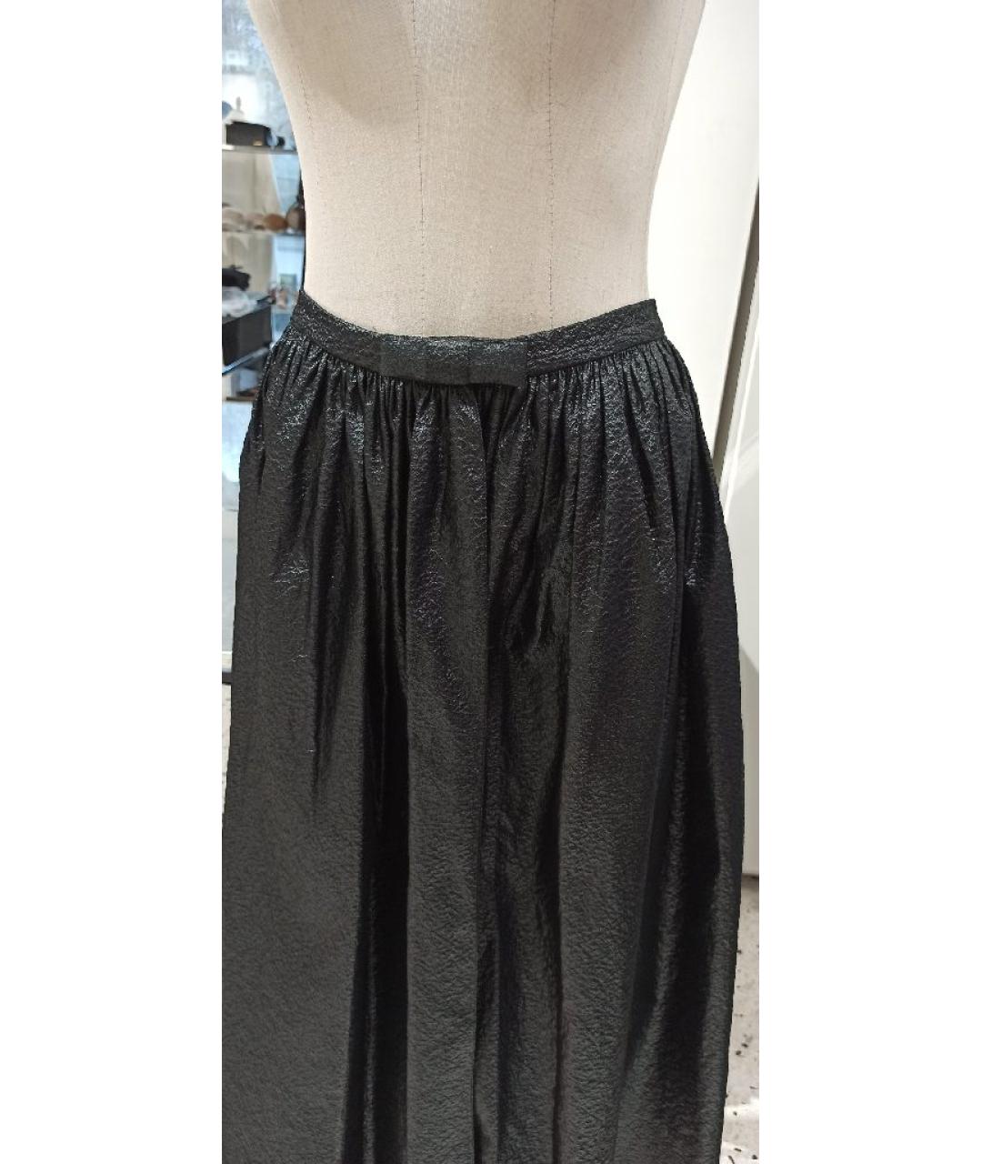 CHRISTIAN DIOR Черная юбка миди, фото 4