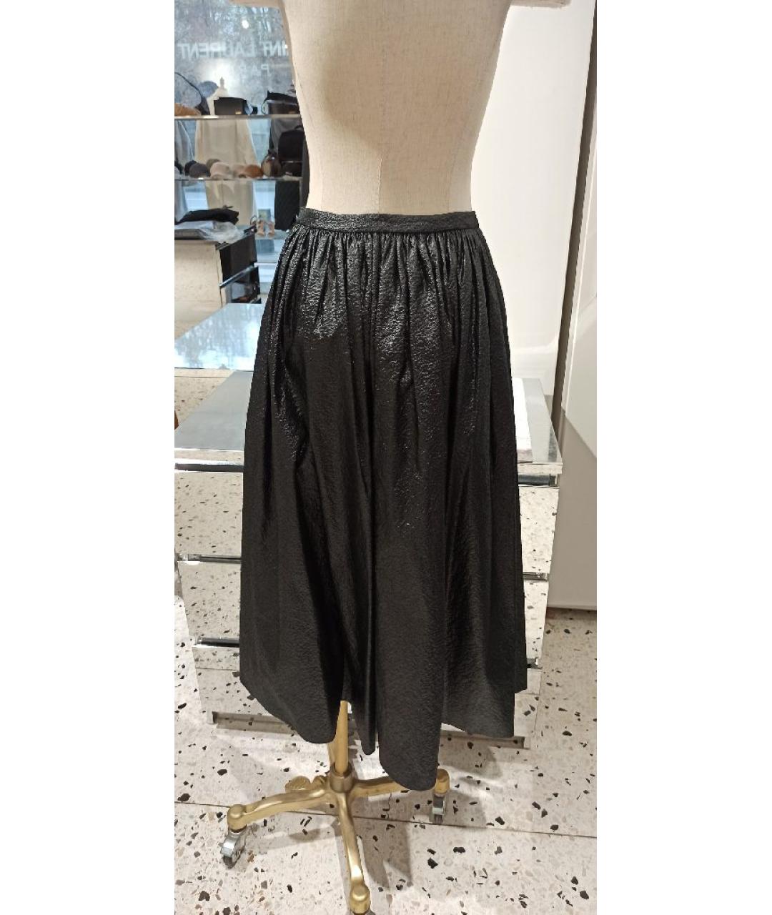 CHRISTIAN DIOR Черная юбка миди, фото 3