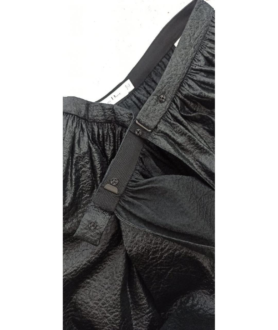 CHRISTIAN DIOR Черная юбка миди, фото 8
