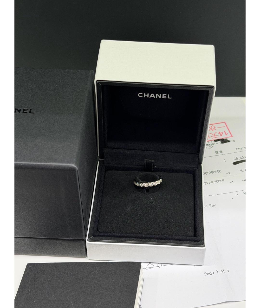 CHANEL Серебряное кольцо из белого золота, фото 4