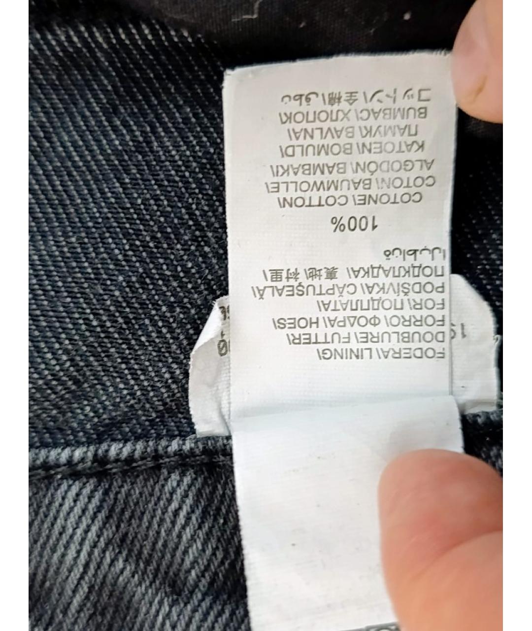 BRUNELLO CUCINELLI Серые хлопковые прямые джинсы, фото 9