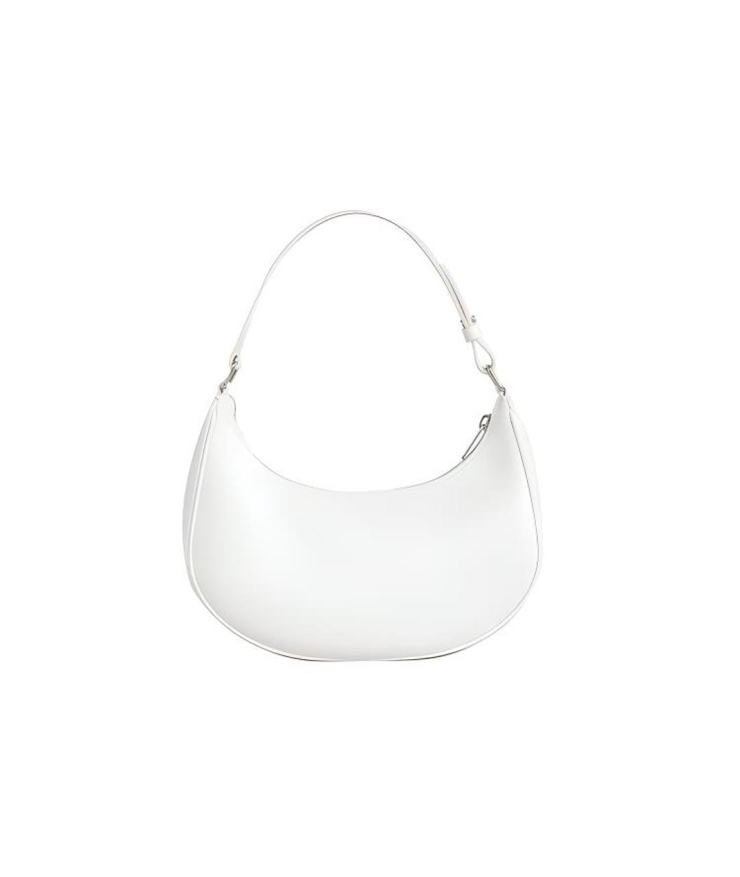 CELINE Белая кожаная сумка через плечо, фото 3