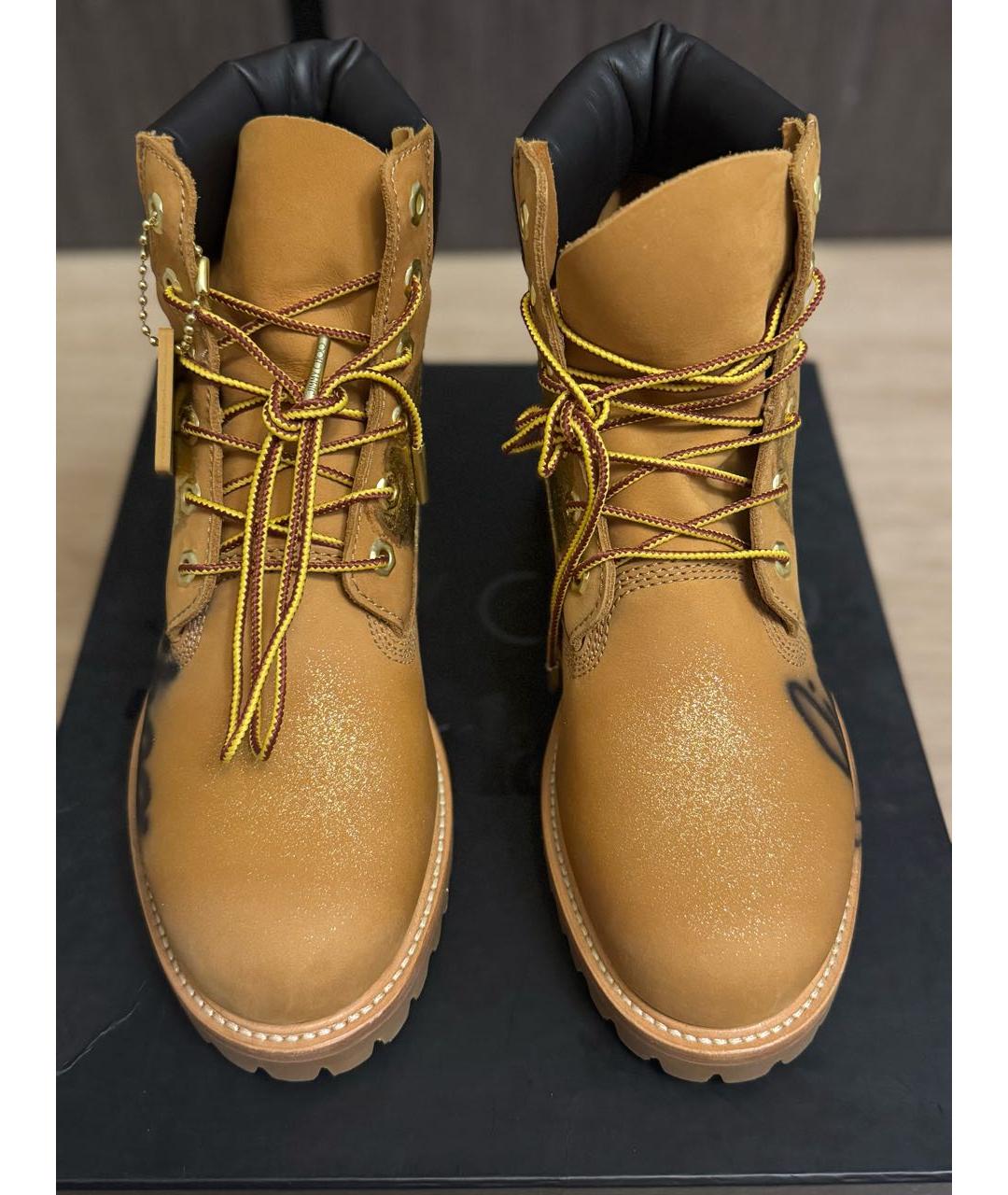 JIMMY CHOO Бежевые нубуковые ботинки, фото 2