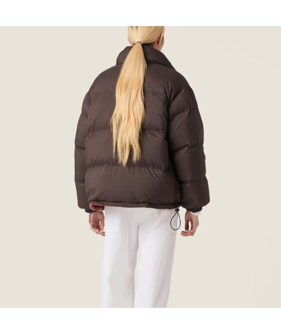 MIU MIU Коричневая шерстяная куртка, фото 2