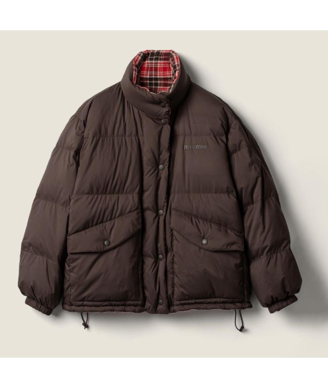 MIU MIU Коричневая шерстяная куртка, фото 5