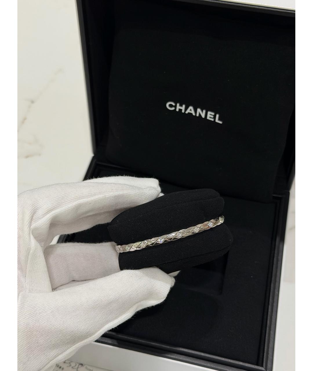 CHANEL Серебрянный браслет из белого золота, фото 2