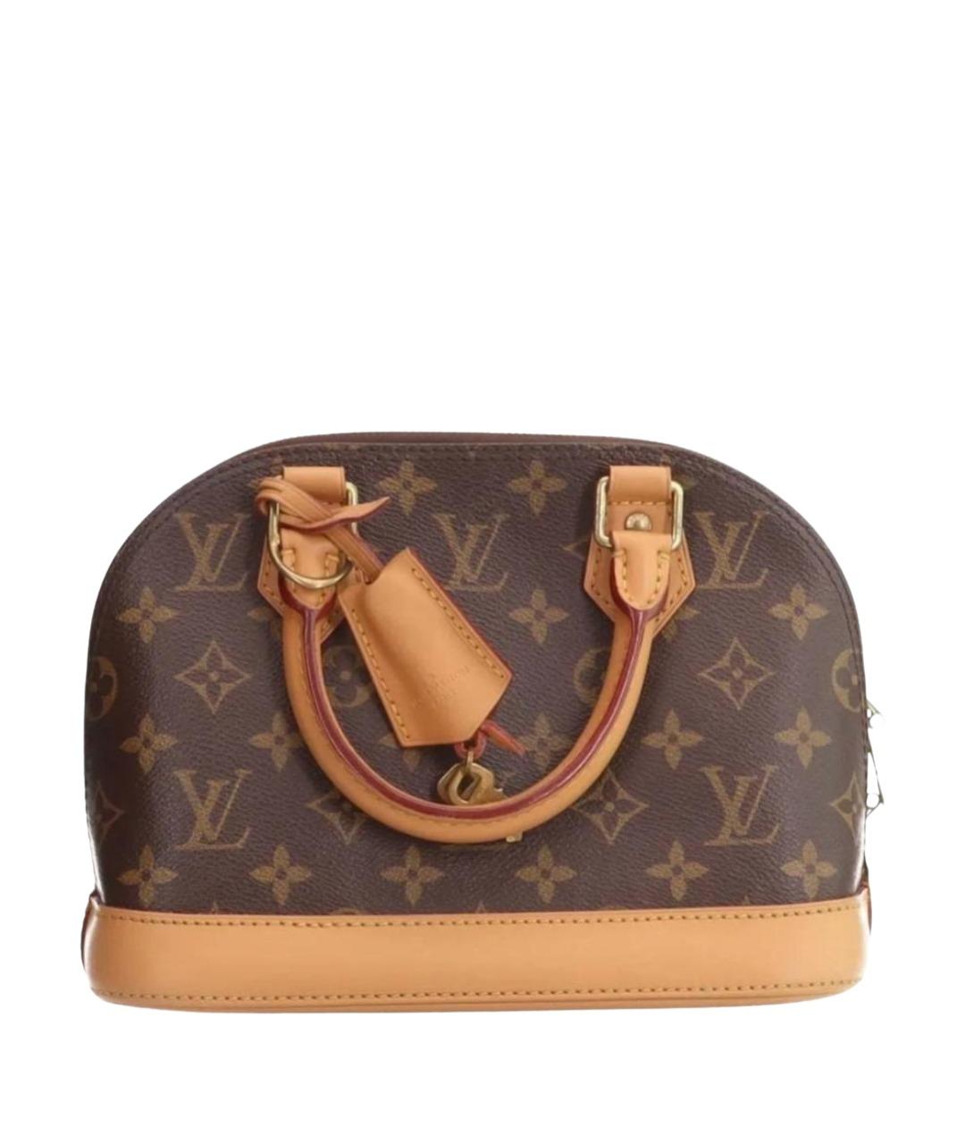 LOUIS VUITTON Коричневая сумка с короткими ручками, фото 1