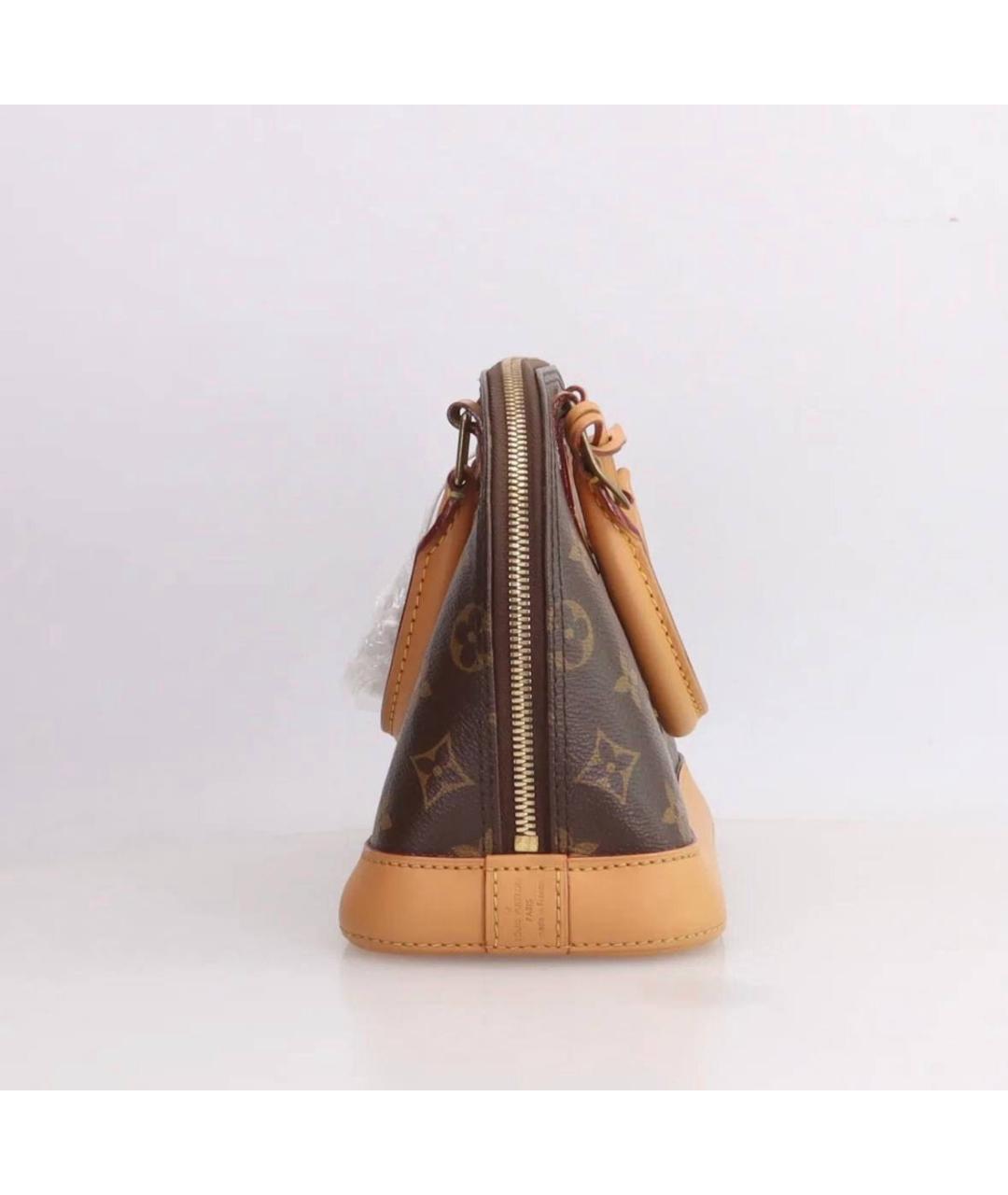 LOUIS VUITTON Коричневая сумка с короткими ручками, фото 2