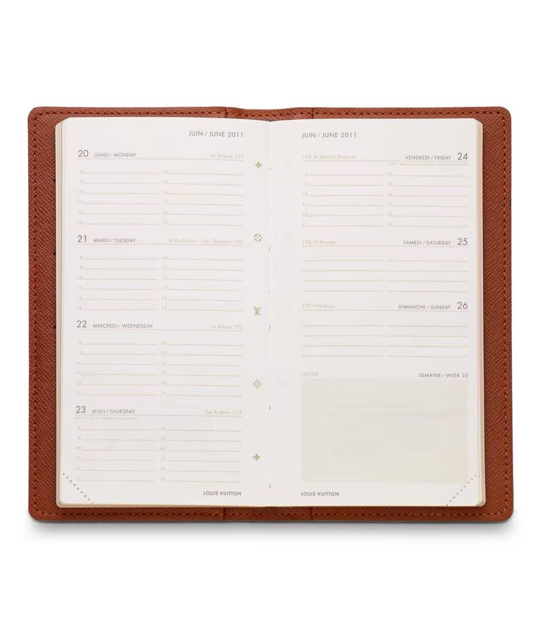 LOUIS VUITTON Коричневый кардхолдер, фото 3