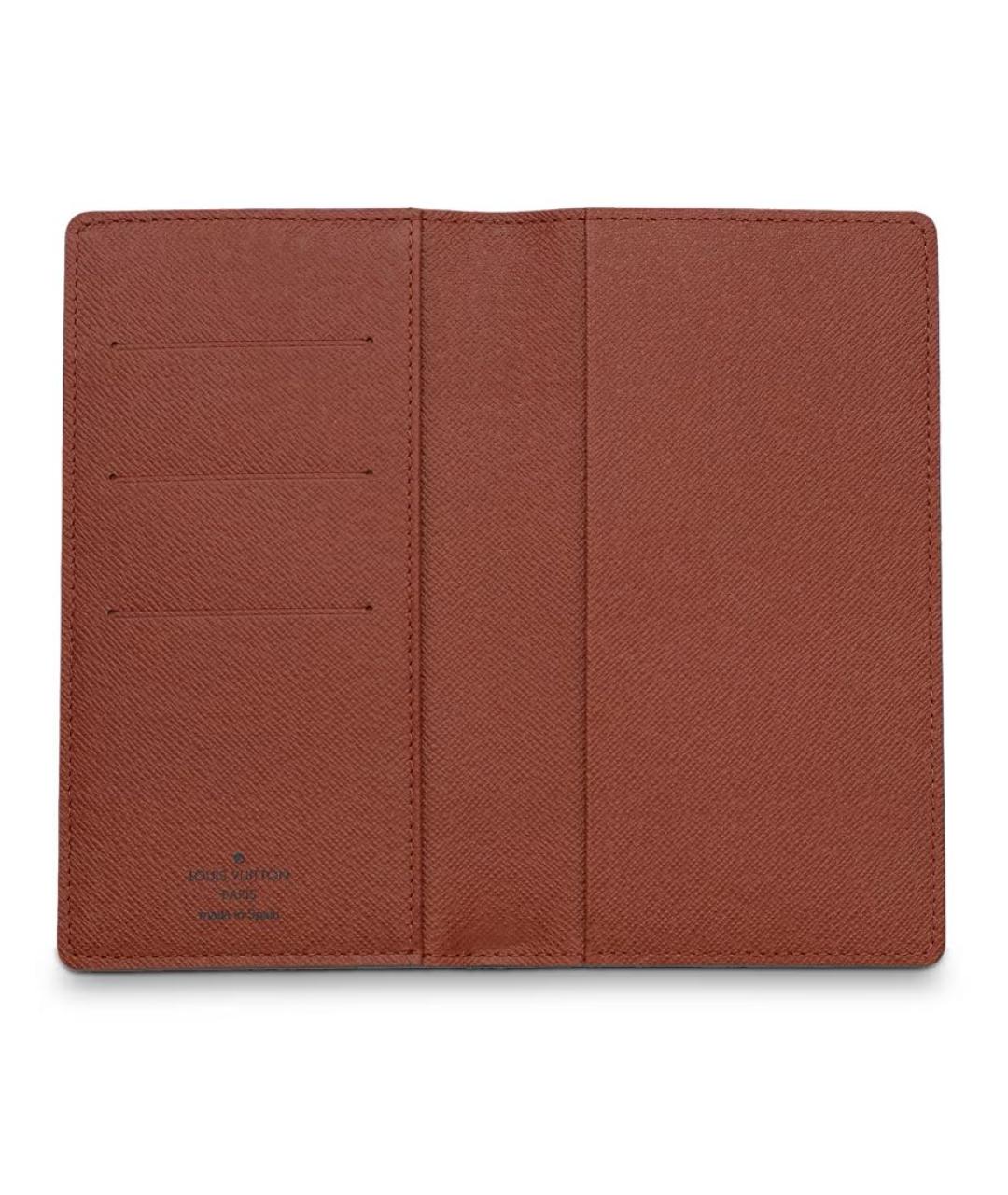 LOUIS VUITTON Коричневый кардхолдер, фото 2
