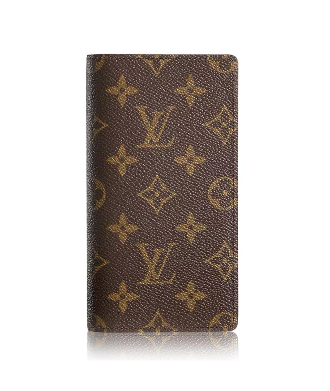 LOUIS VUITTON Коричневый кардхолдер, фото 4