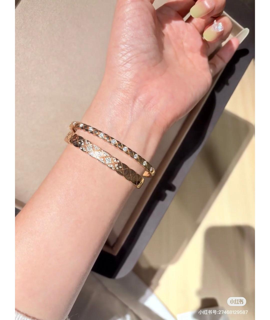 CHANEL Золотой браслет из розового золота, фото 4