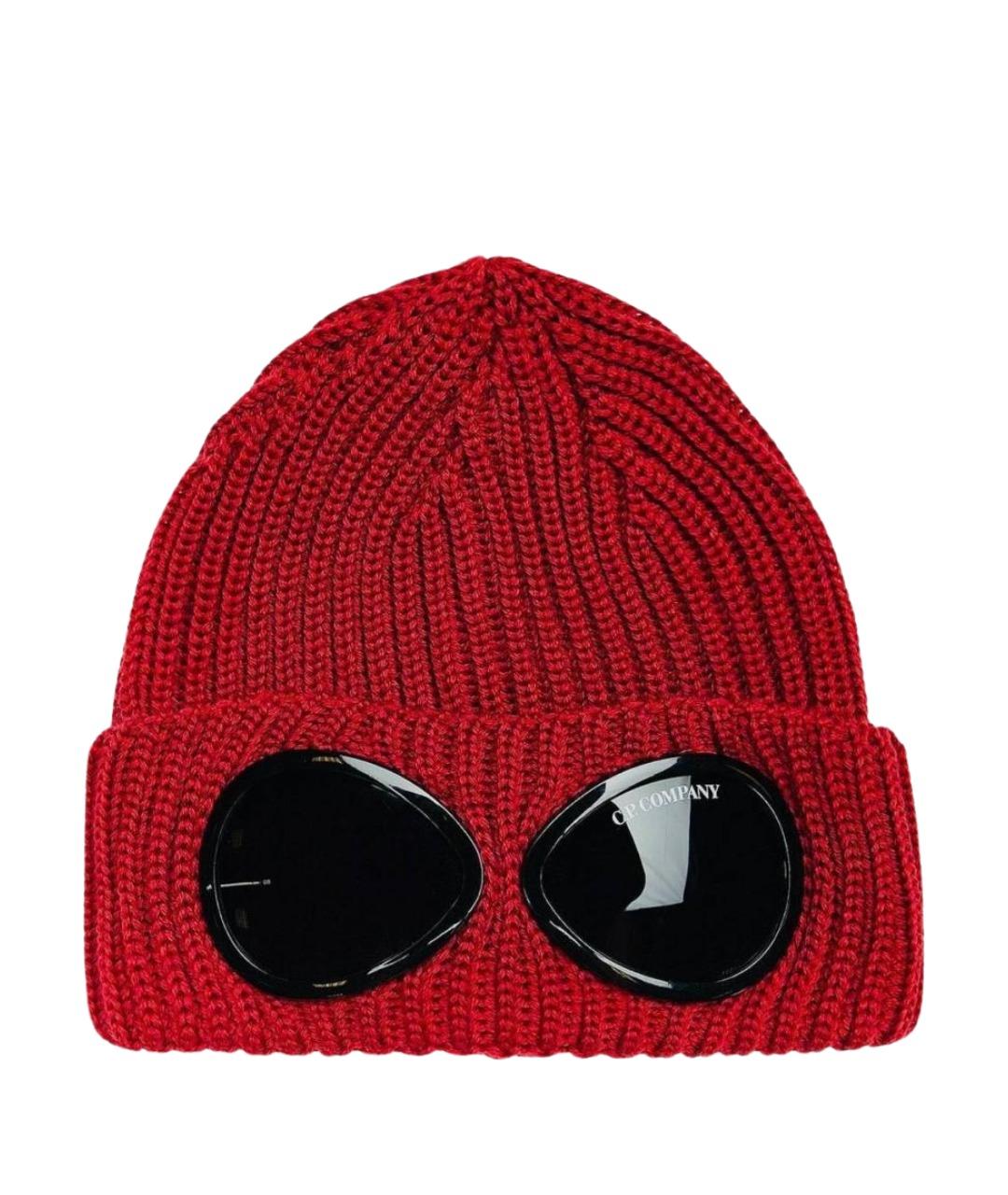 CP COMPANY Бордовая шерстяная шапка, фото 1