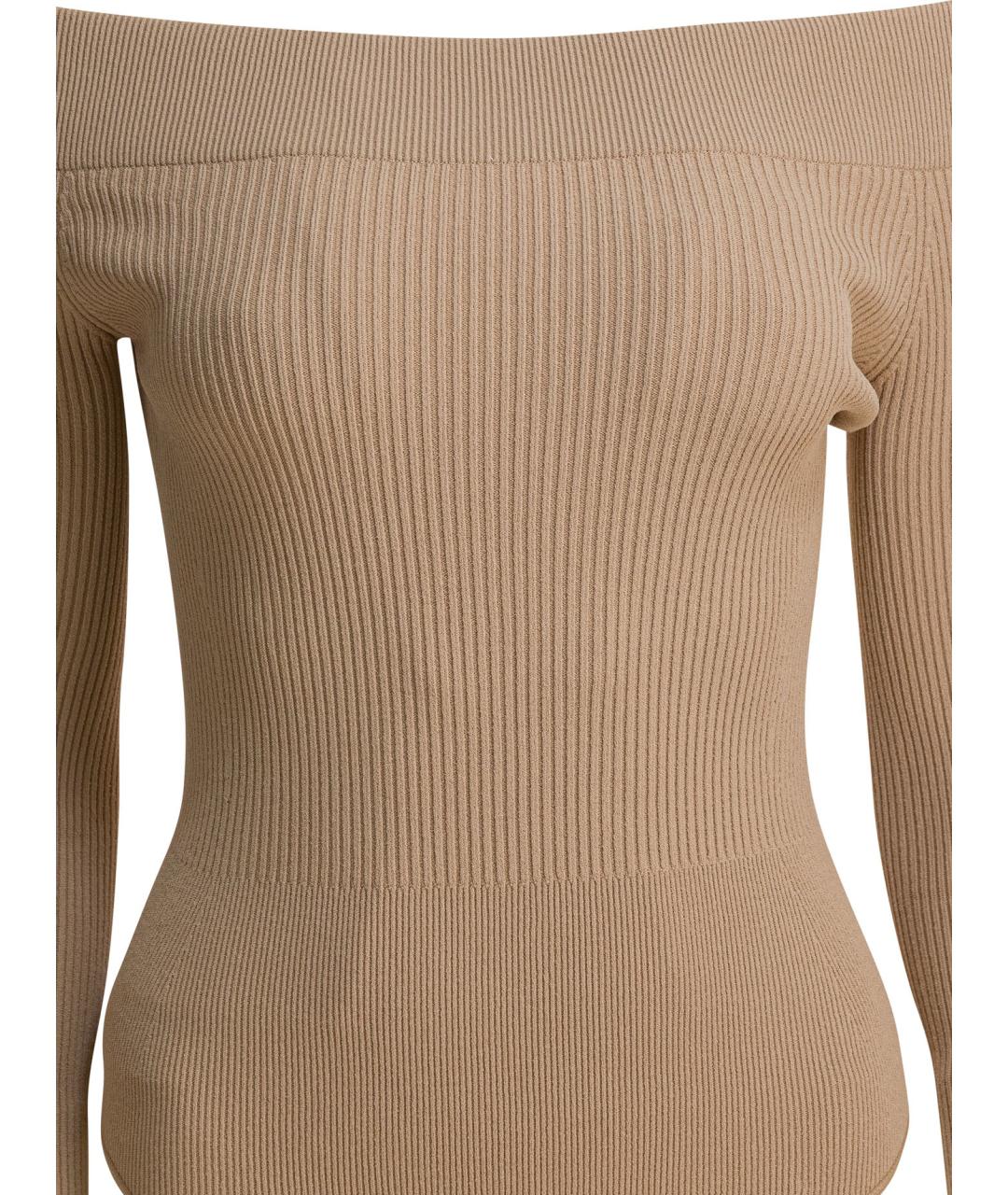 ALAIA Бежевое полиамидовое боди, фото 3