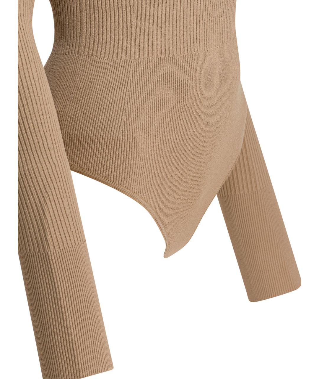 ALAIA Бежевое полиамидовое боди, фото 4