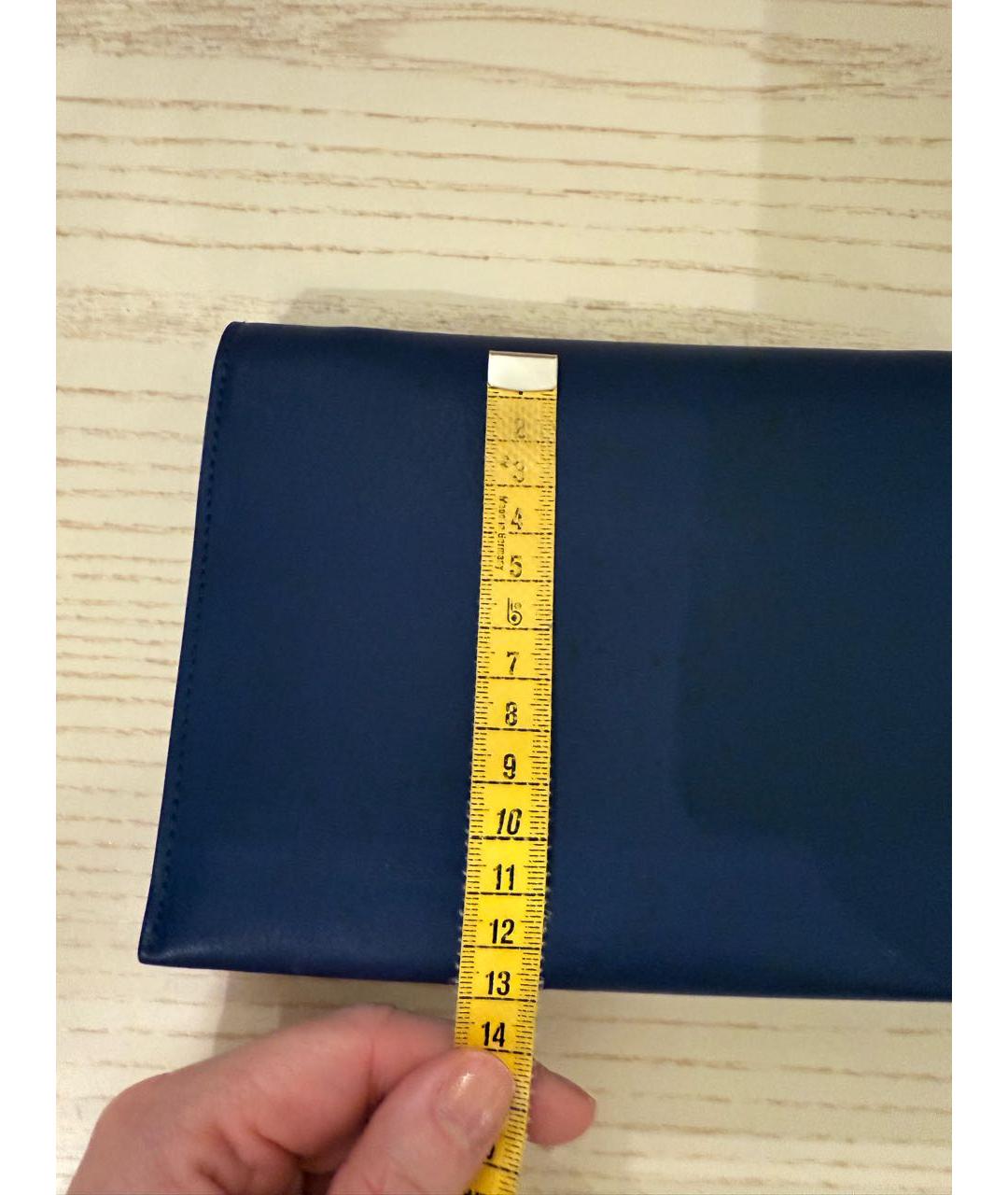 TOM FORD Синяя кожаная сумка через плечо, фото 8