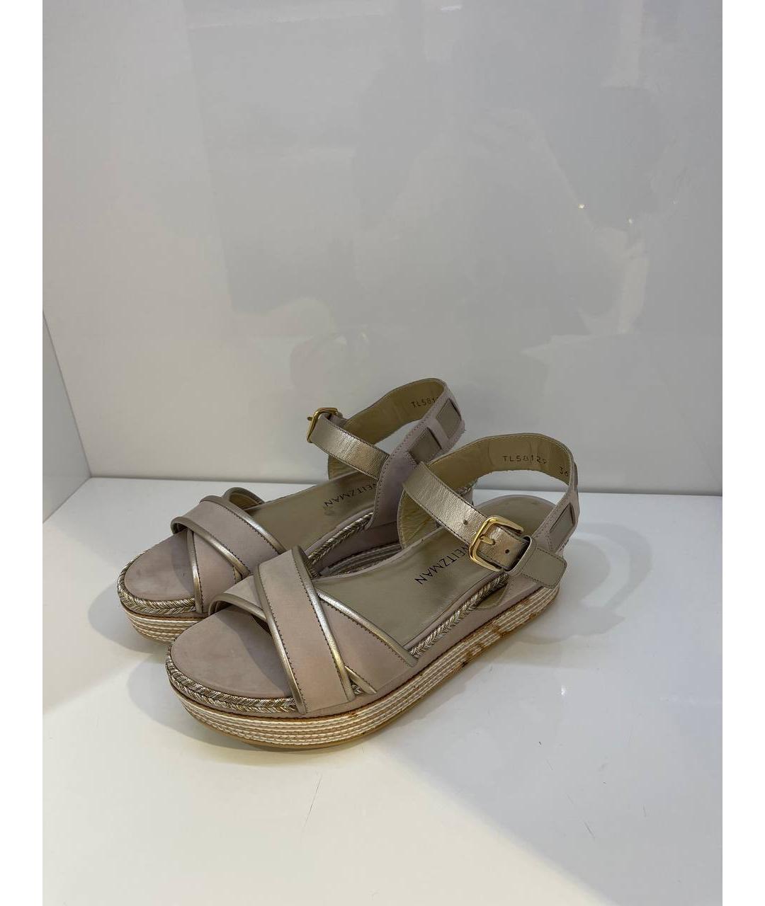 STUART WEITZMAN Бежевые босоножки, фото 2