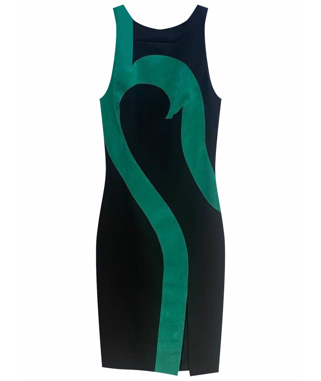 VERSACE Мульти повседневное платье, фото 1