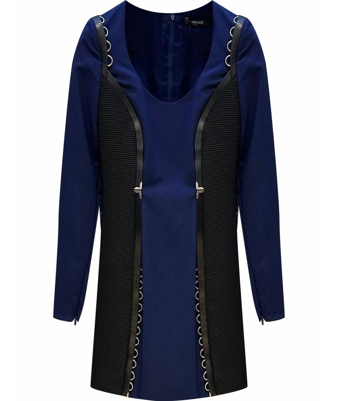 VERSACE Мульти повседневное платье, фото 1