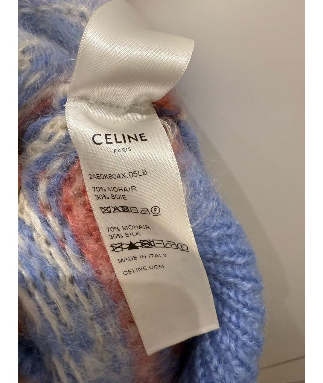 CELINE Белый шерстяной джемпер / свитер, фото 5