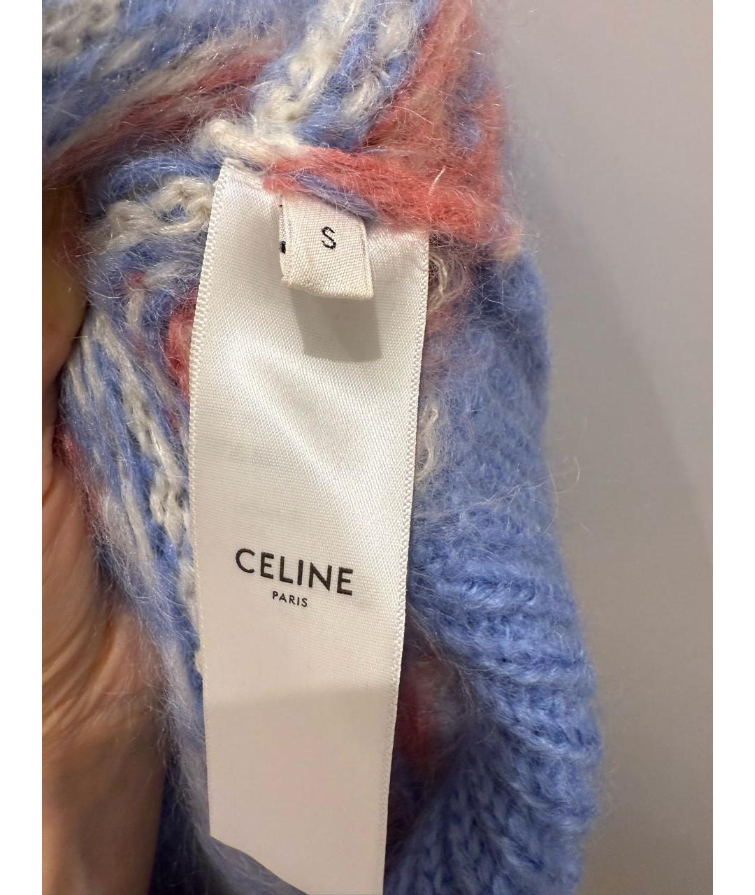 CELINE Белый шерстяной джемпер / свитер, фото 6