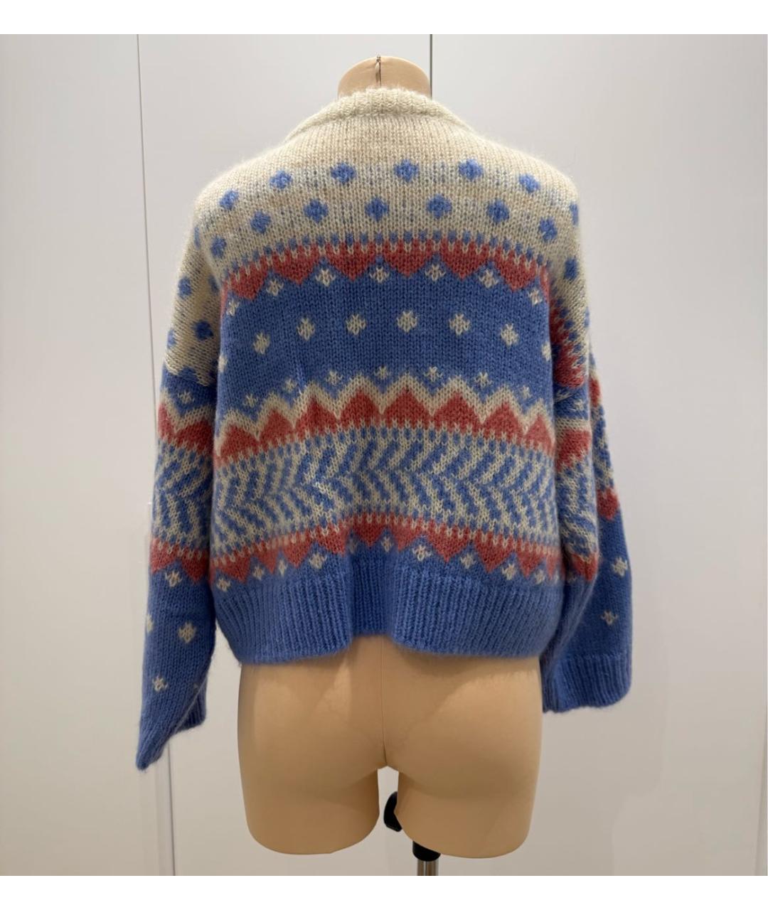 CELINE Белый шерстяной джемпер / свитер, фото 2