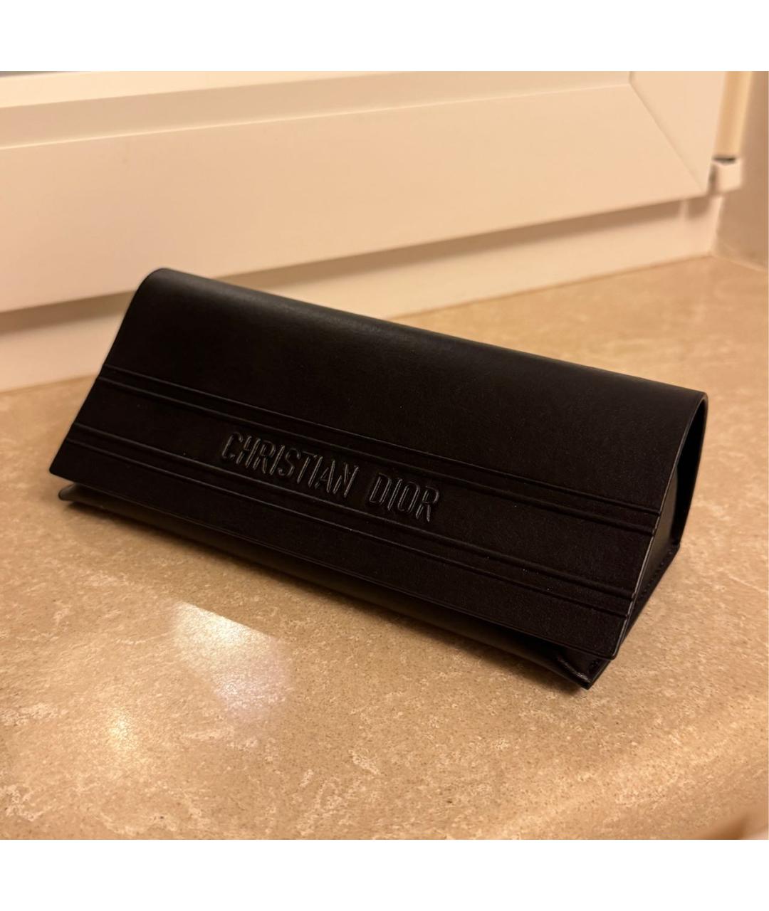 CHRISTIAN DIOR Белые пластиковые солнцезащитные очки, фото 4