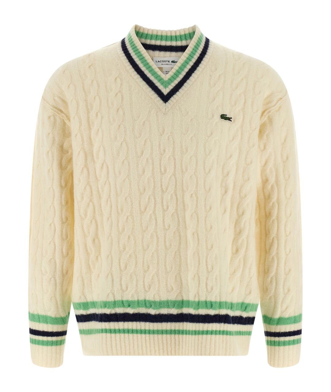 LACOSTE Мульти шерстяной джемпер / свитер, фото 1