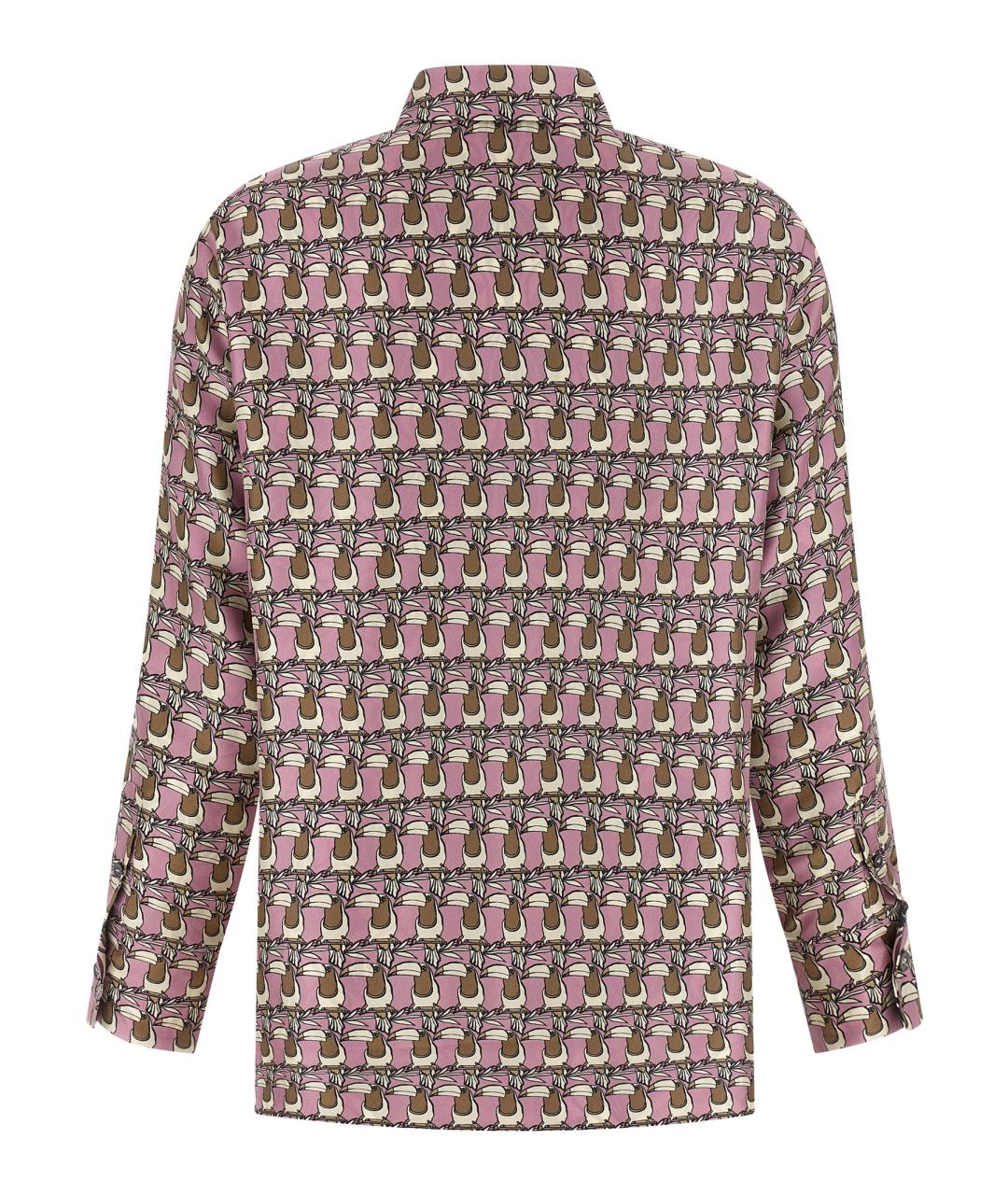 MAX MARA Мульти шелковая блузы, фото 3