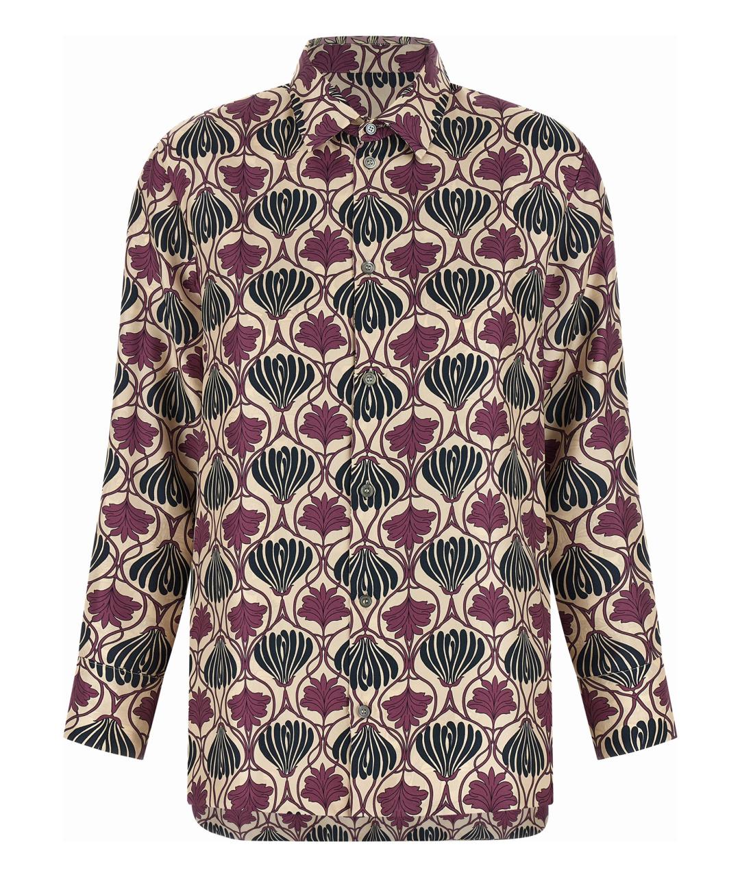 MAX MARA Мульти шелковая блузы, фото 2