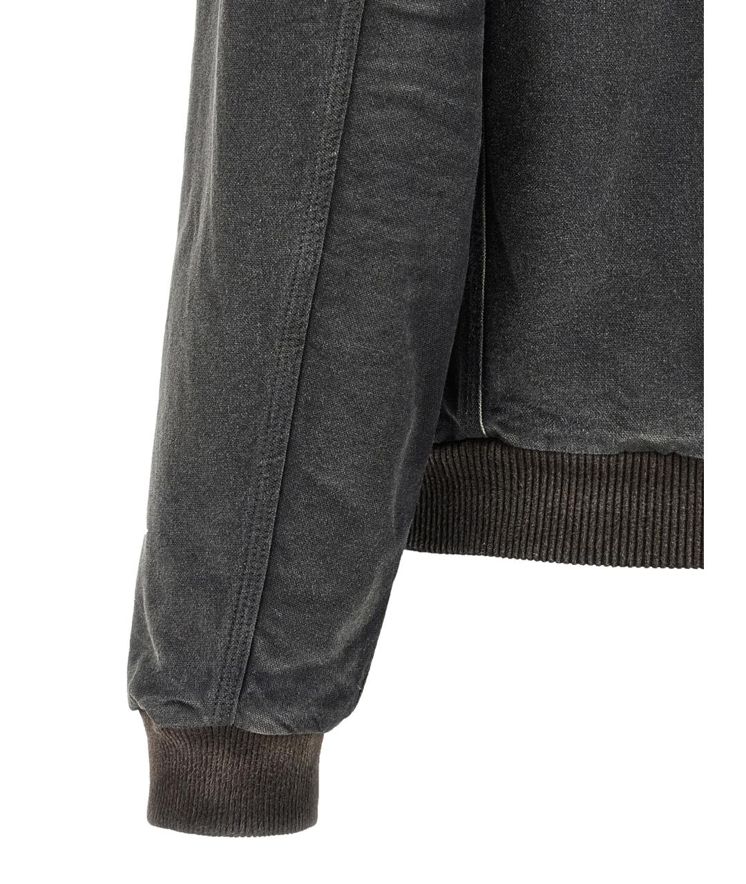 AURALEE Черная хлопковая куртка, фото 4