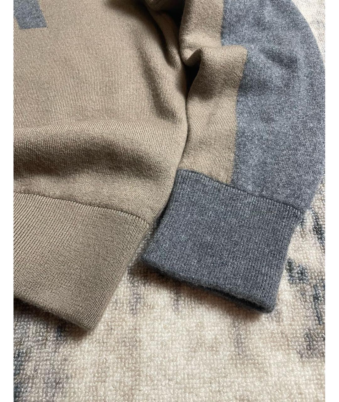 EMPORIO ARMANI Мульти шерстяной джемпер / свитер, фото 4