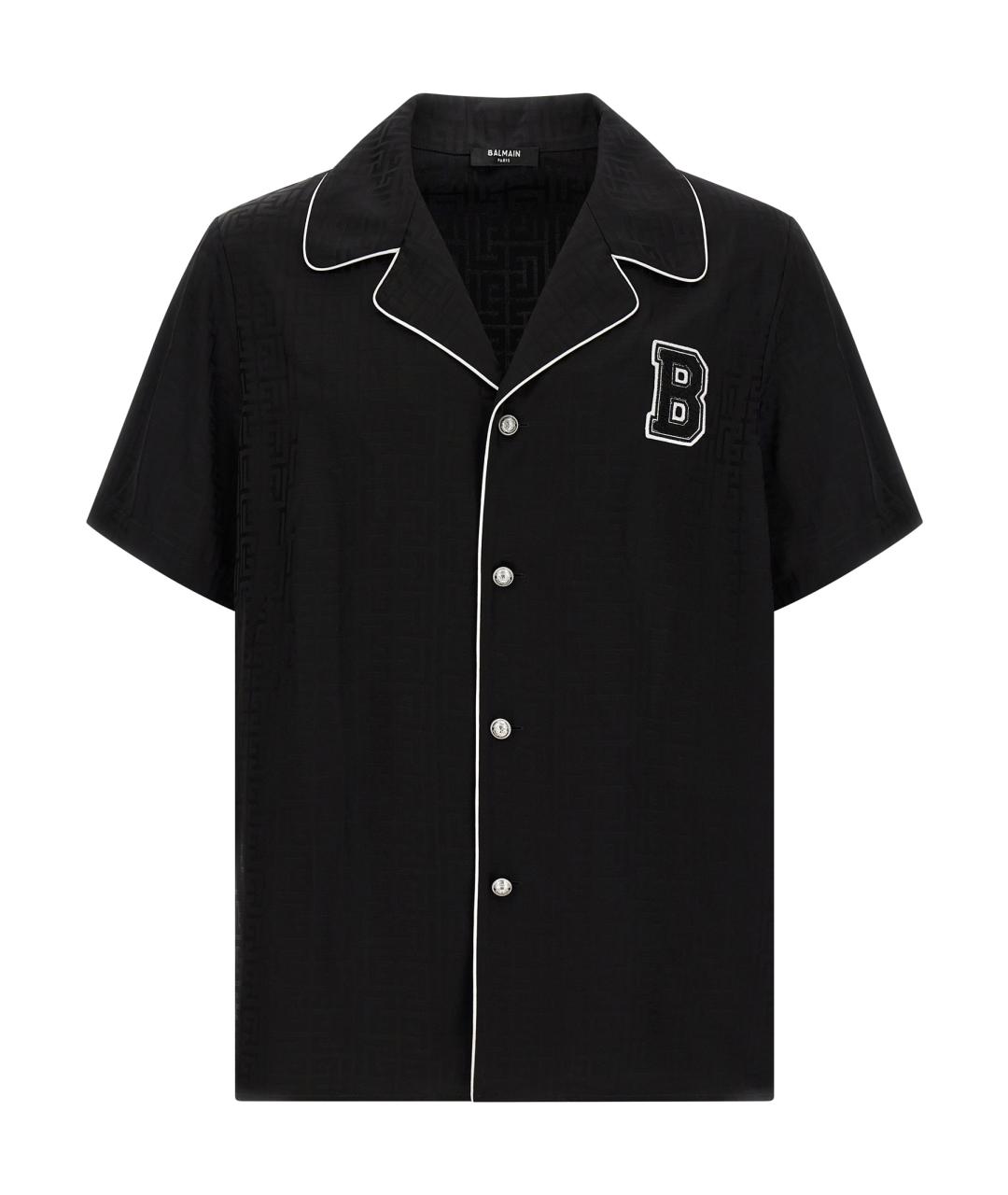 BALMAIN Черная кэжуал рубашка, фото 1