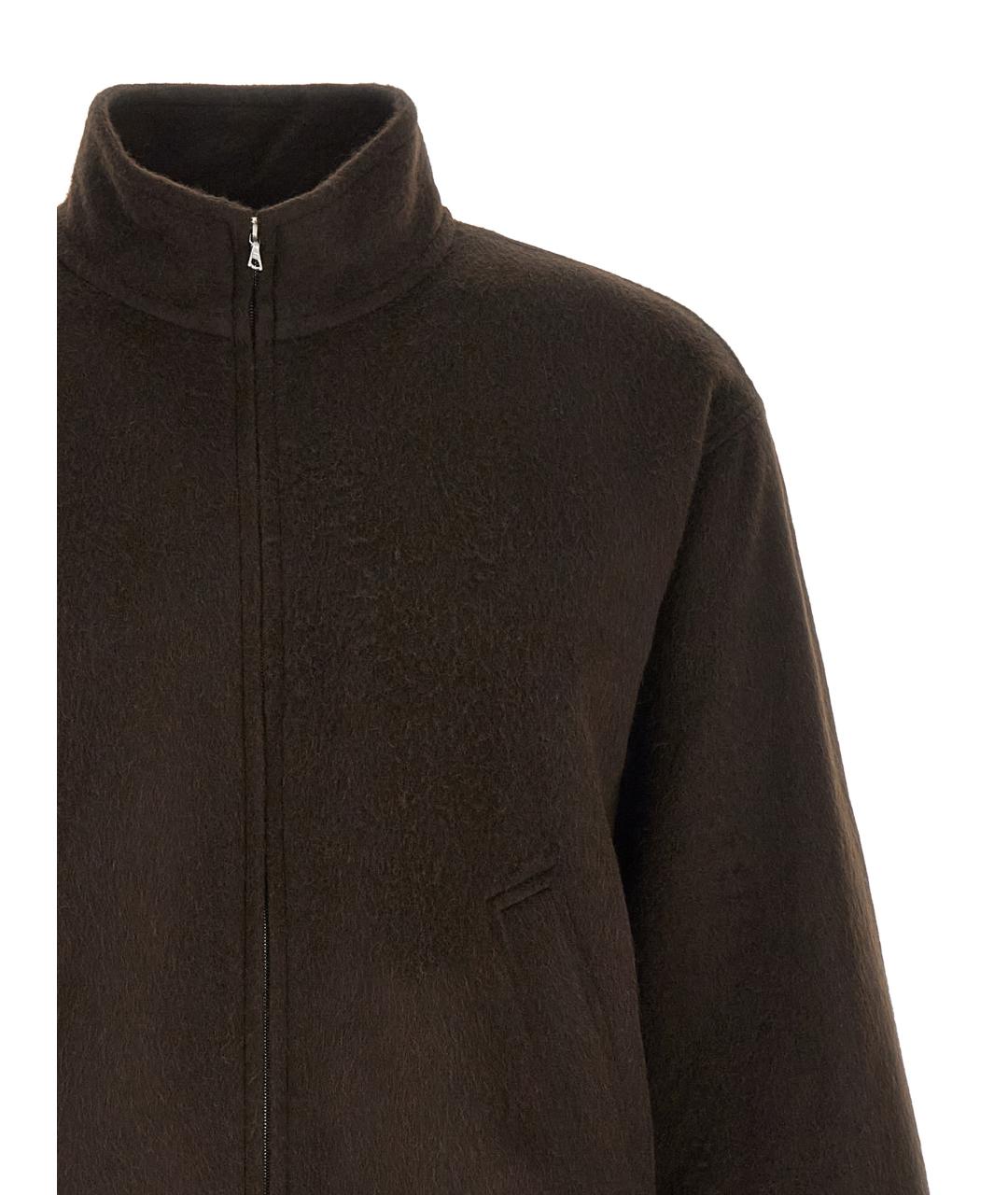 AURALEE Коричневая шерстяная куртка, фото 3
