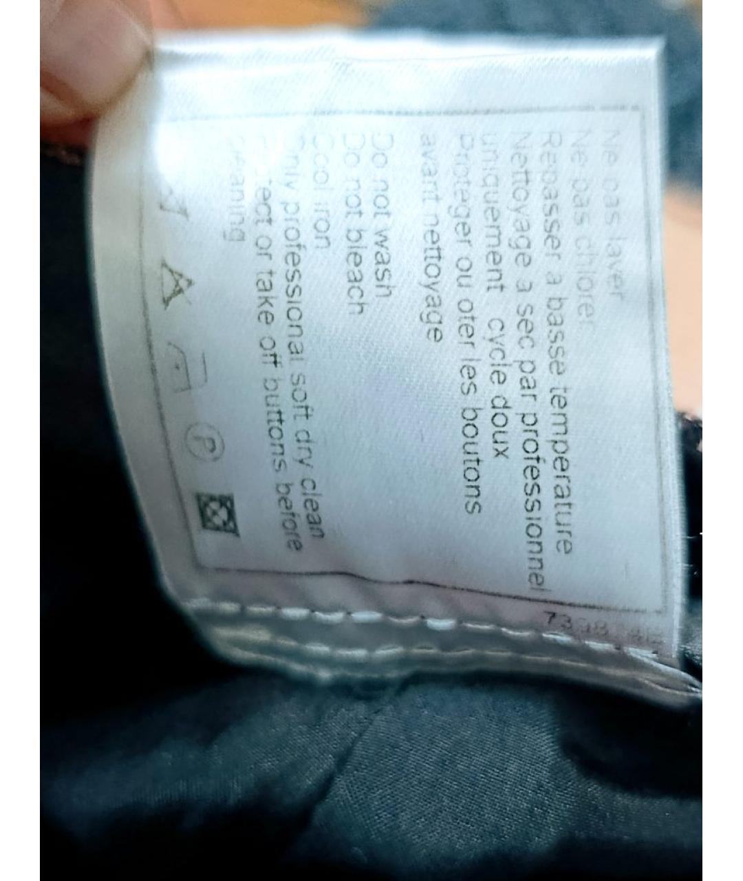 CHANEL Мульти шерстяные прямые брюки, фото 7